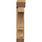 Ekena Millwork Balboa Slat Rough Sawn Bracket w/ Offset Brace, Western Red Cedar, 8"W x 34"D x 42"H BKT0806X34X42BOA06RWR - alternate 2